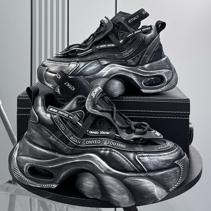 Chunky Platform High-Top Air Cushion Sneaker Boots WN24834