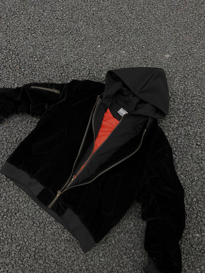 Heavy-Duty Zipper Hooded Jacket WN12841