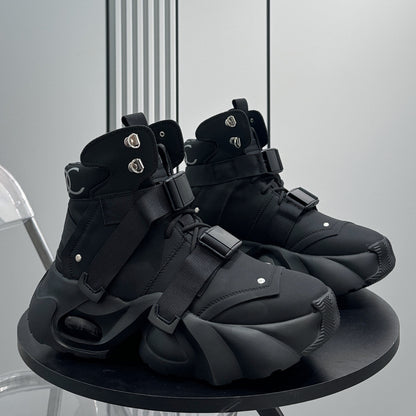 Strap Buckle Air Sole Sneaker Boots WN24706