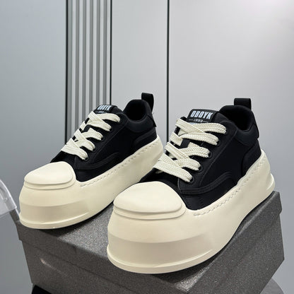 Rope Lace Platform Chunky Sole Sneakers WN24596