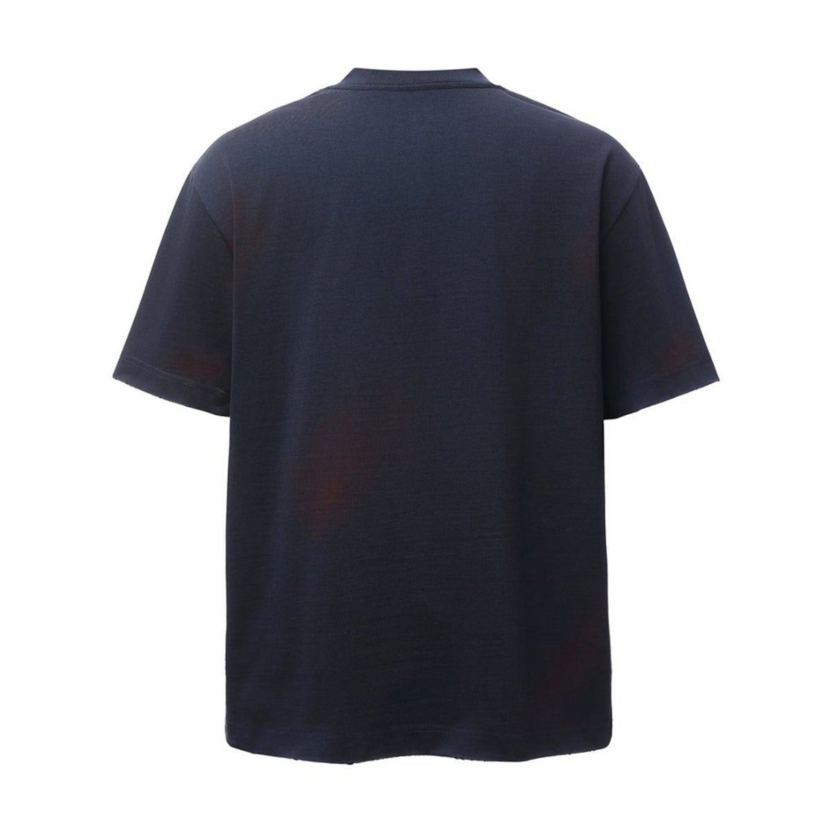 Washed Letter Embroidery Oversize Short Sleeve T-Shirt WN26892