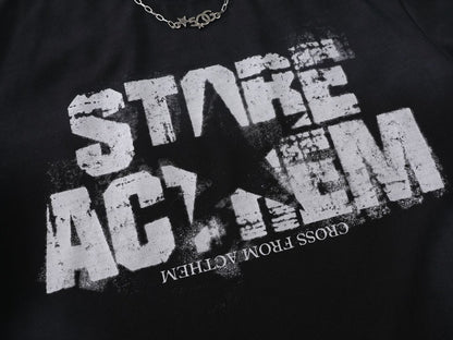 Heavyweight Dirty-Dye Print Oversize Short Sleeve T-Shirt WN25725