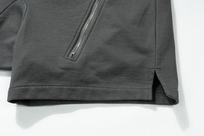 Drawstring Zipper Short Pants WN25491