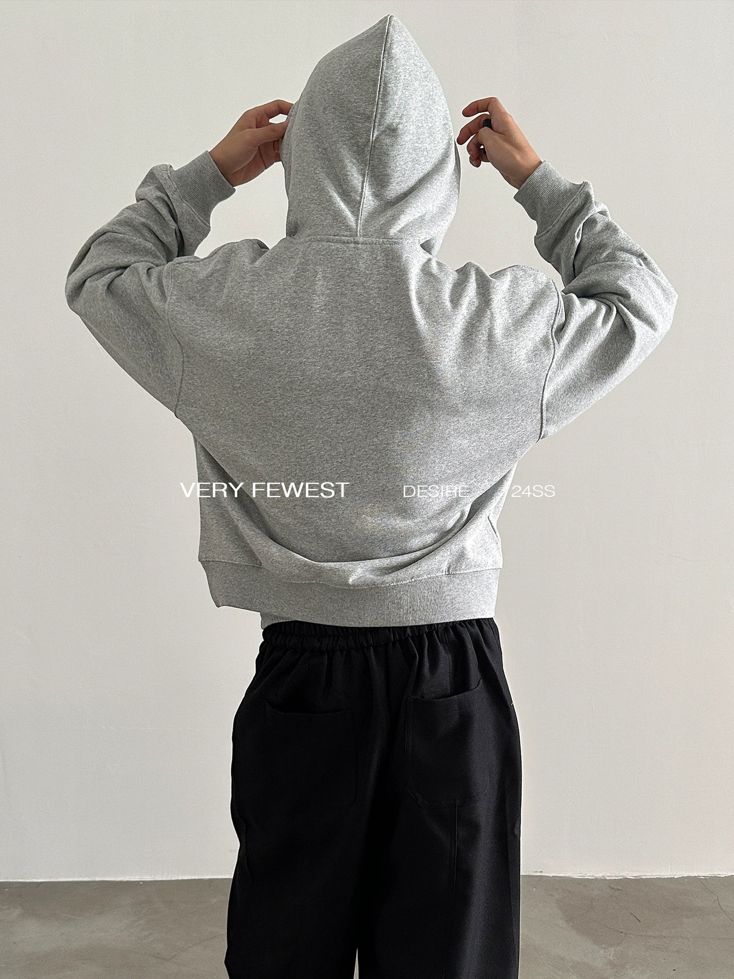 Short Heavyweight Basic Hoodie WN8947