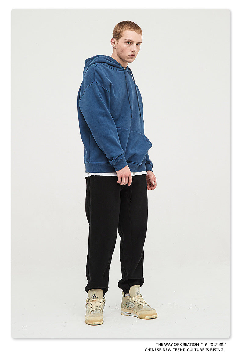 Fleece Lining Oversize Hoodie & Fleece Lining Sweatpants Setup WN9931-K2