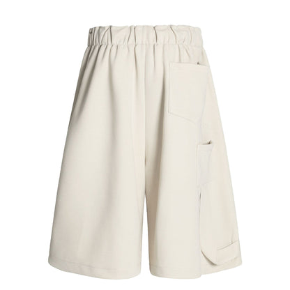 Deconstruction Wide Leg Half Sweatpants WN25969