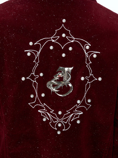 Sequin Patchwork Short Jacket WN20519