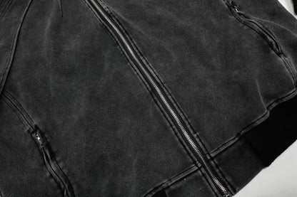 Heavyweight Washed Zipper Hoodie WN25707