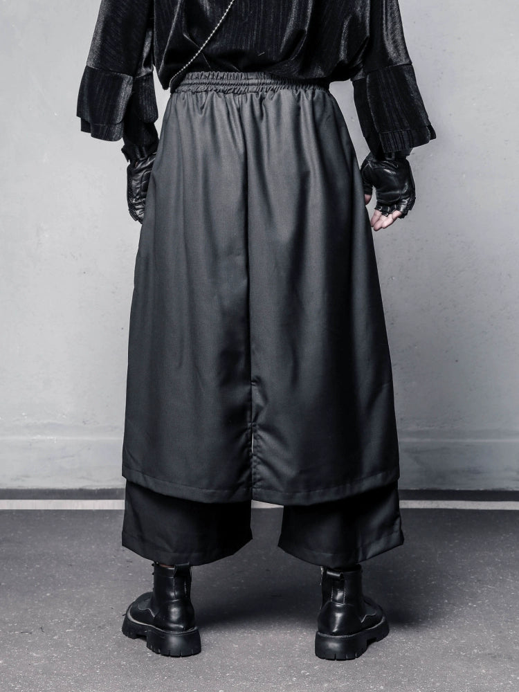 Deconstructed Multi Layer Wide Leg Pants WN22341