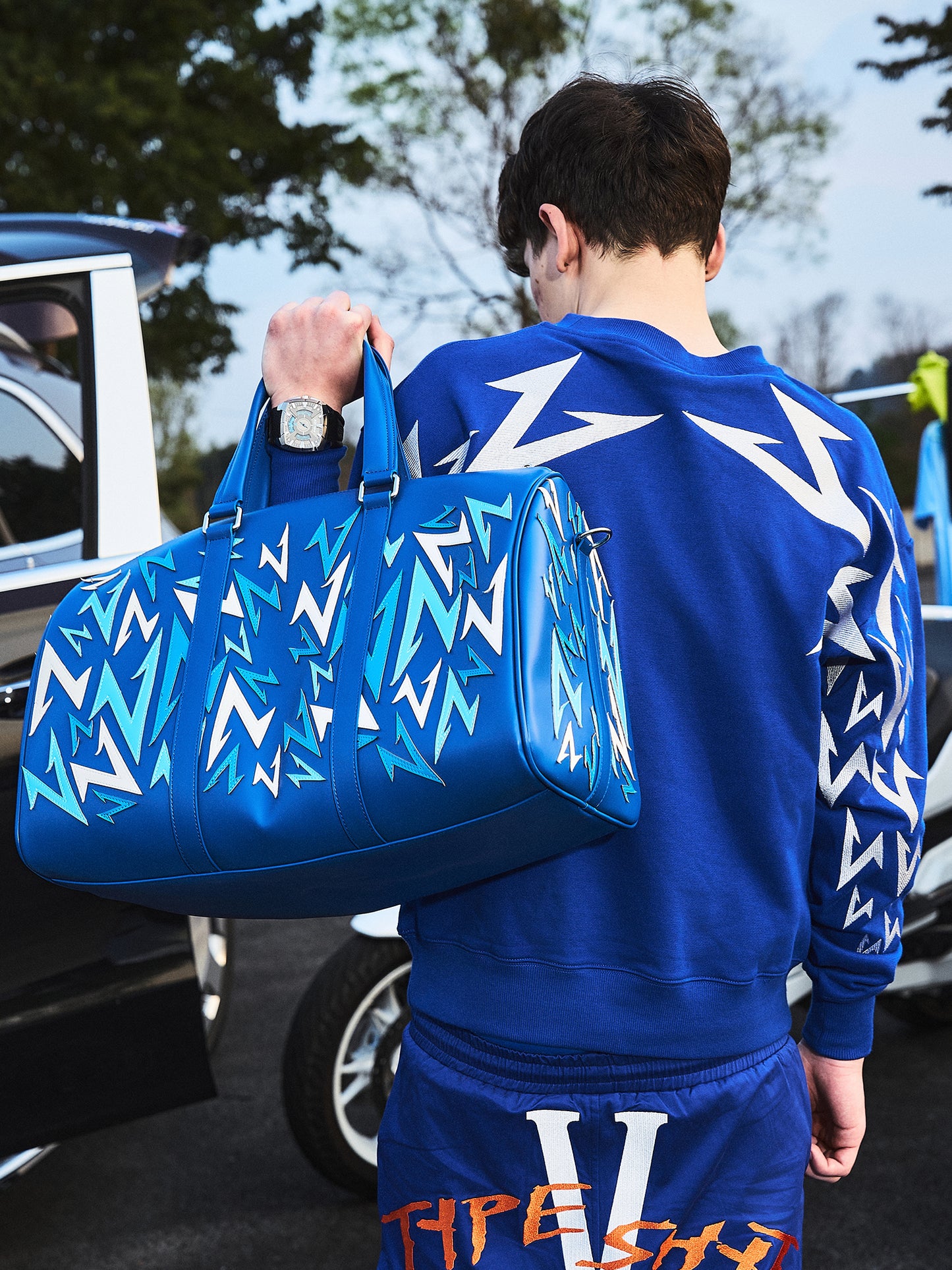 Mix Graphic Design Large Tote Bag WN20979