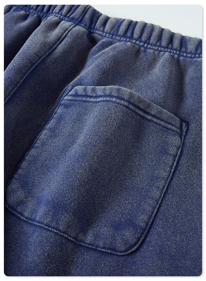 Wide-leg Washed Sweatpants WN6459