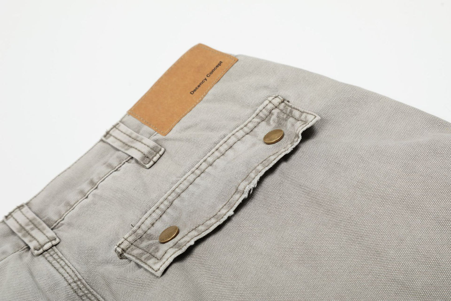 Washed Multi-Pocket Wide Leg Cargo Pants WN25852