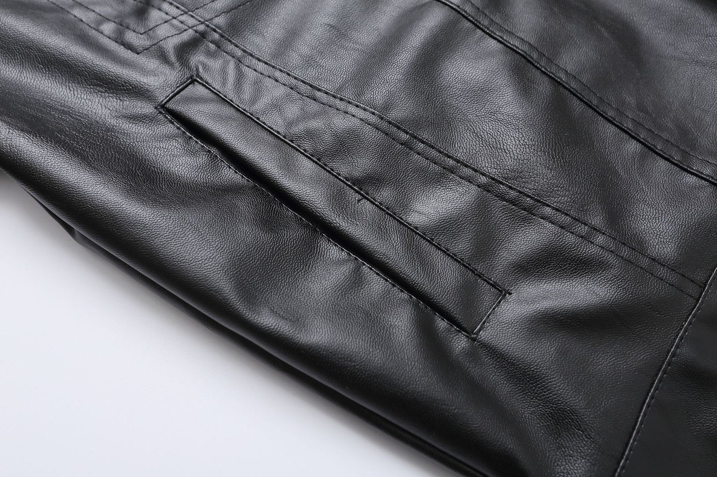 Oersize PU Leather Jacket WN14070