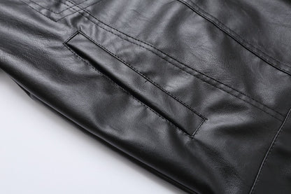 Oersize PU Leather Jacket WN14070