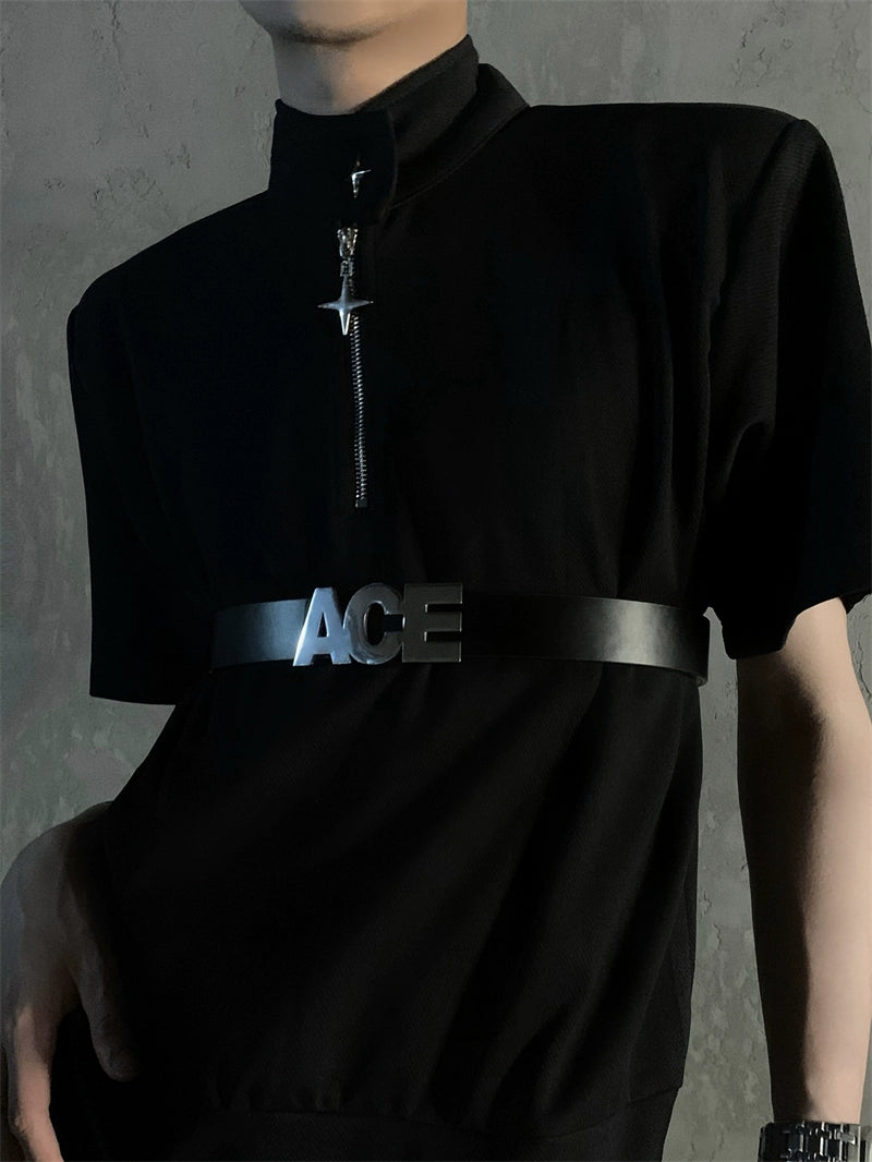 3D Metal Buckle PU Leather Belt WN20037