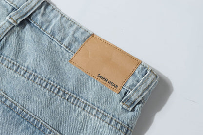 Washed Multi-Pocket Denim Half Pants WN26168