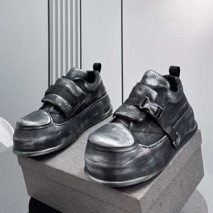 Platform Square Toe Buckle Strap Sneakers WN24833