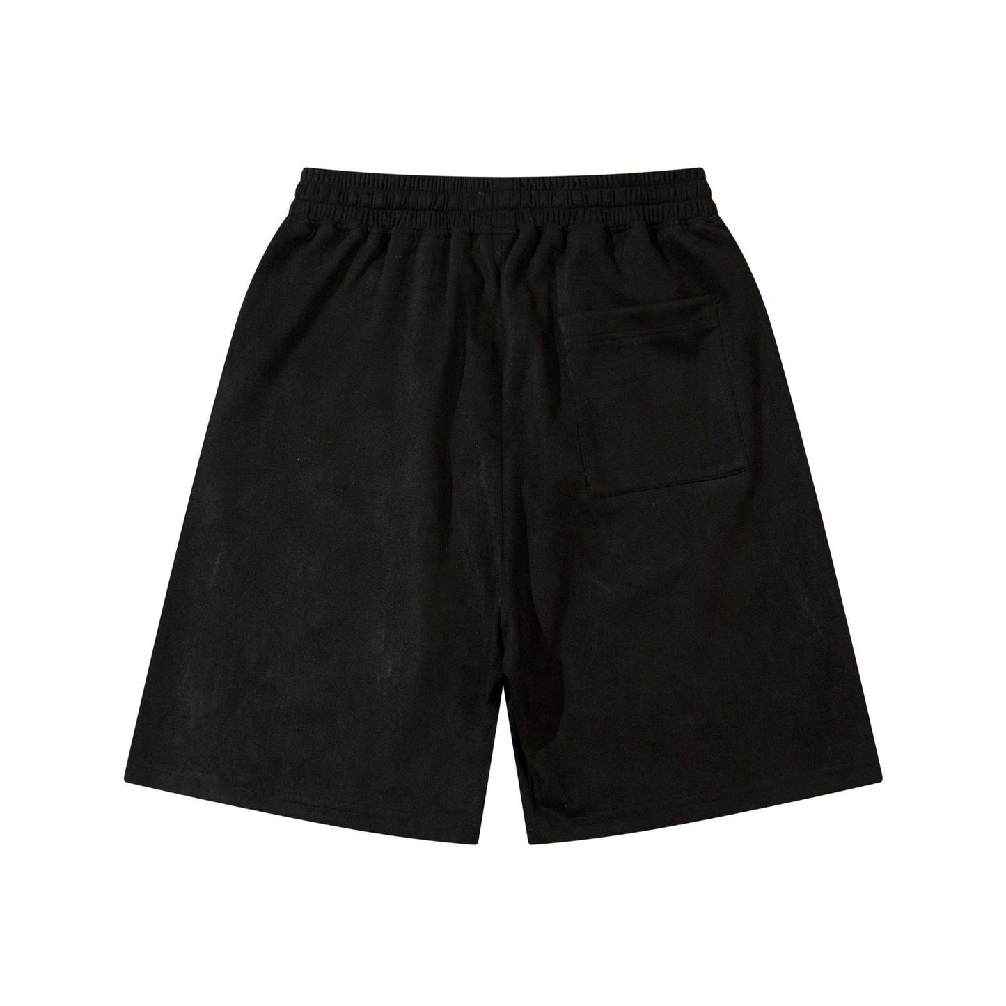 Suede Embroidery Wide Leg Half Pants WN16205