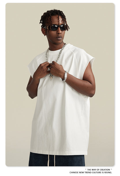 Washed Oversize Tank Top T-shirt WN6447