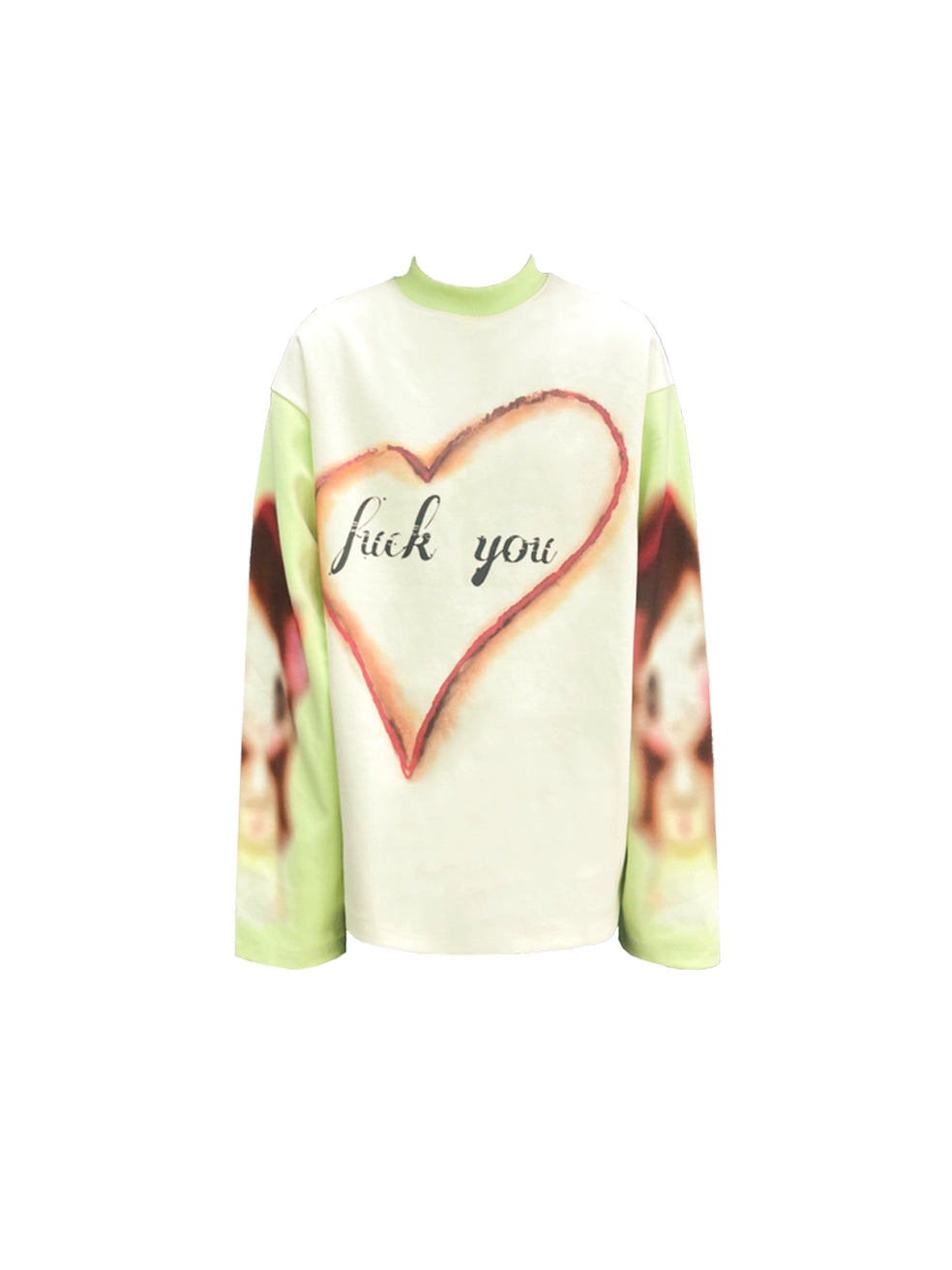Heart Art Print Long Sleeve T-Shirt WN19099
