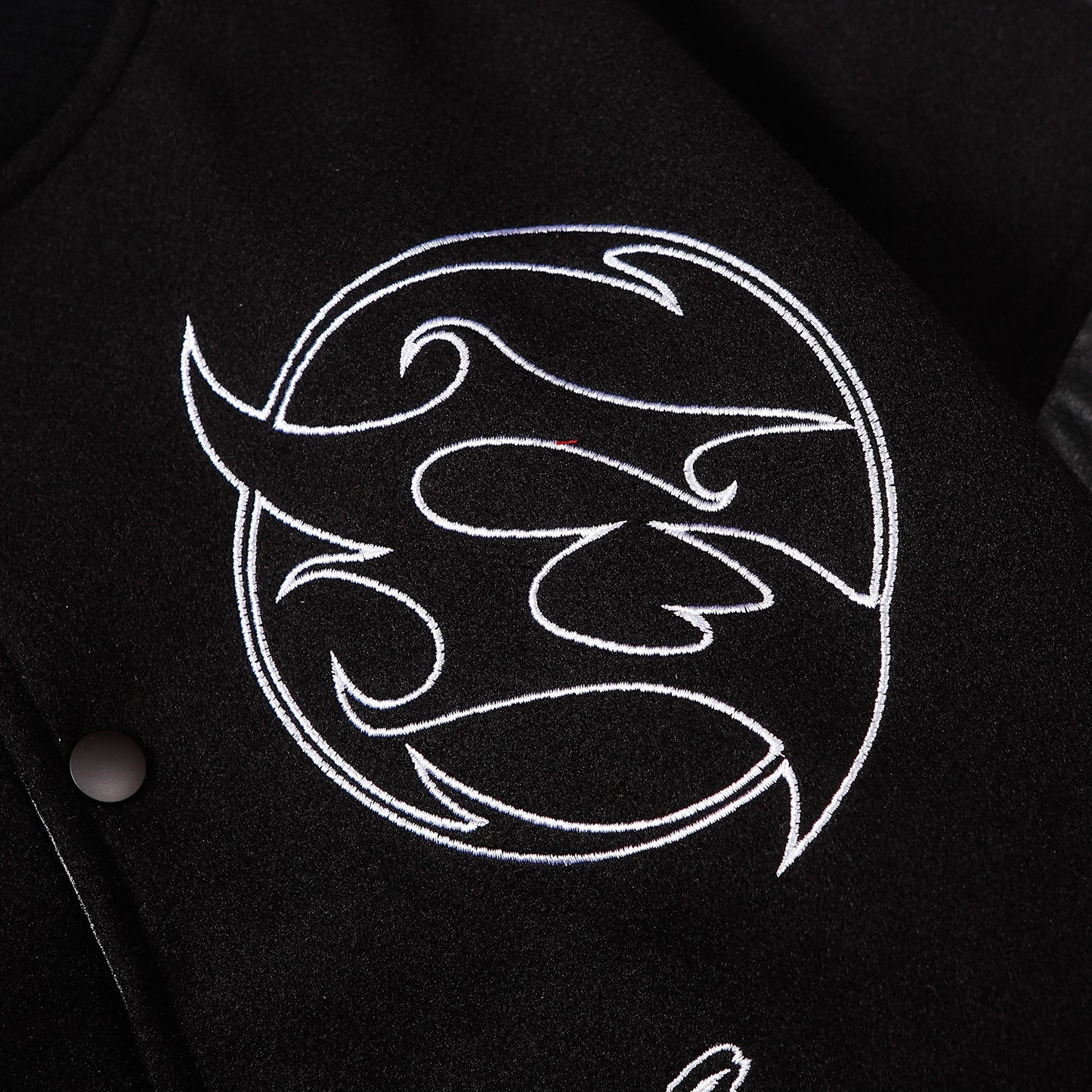 Graffiti Embroidery Baseball Jacket WN11133