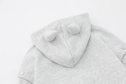 Detachable Sleeve Oversize Pullover Hoodie WN11113