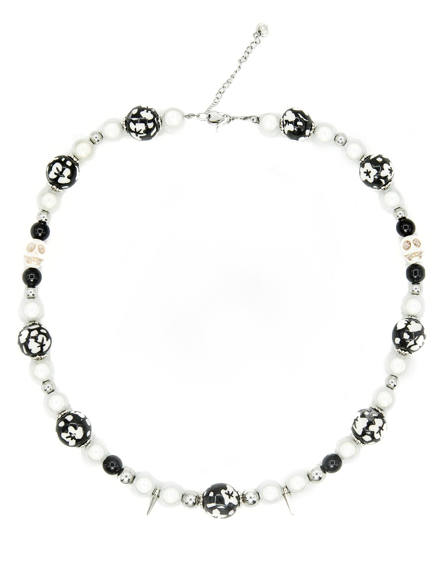 Floral Beaded Pearls Necklace WN21123