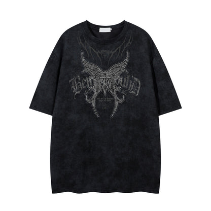 Graphic Print Oversize Short Sleeve T-Shirt WN24469