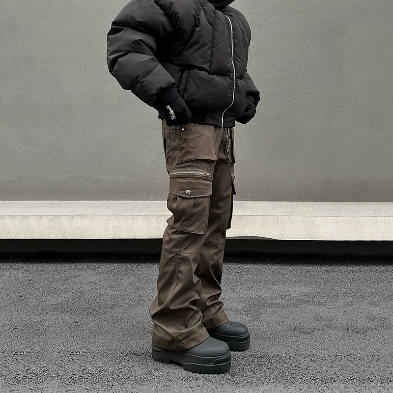 Straight Leg Cargo Pants WN19384