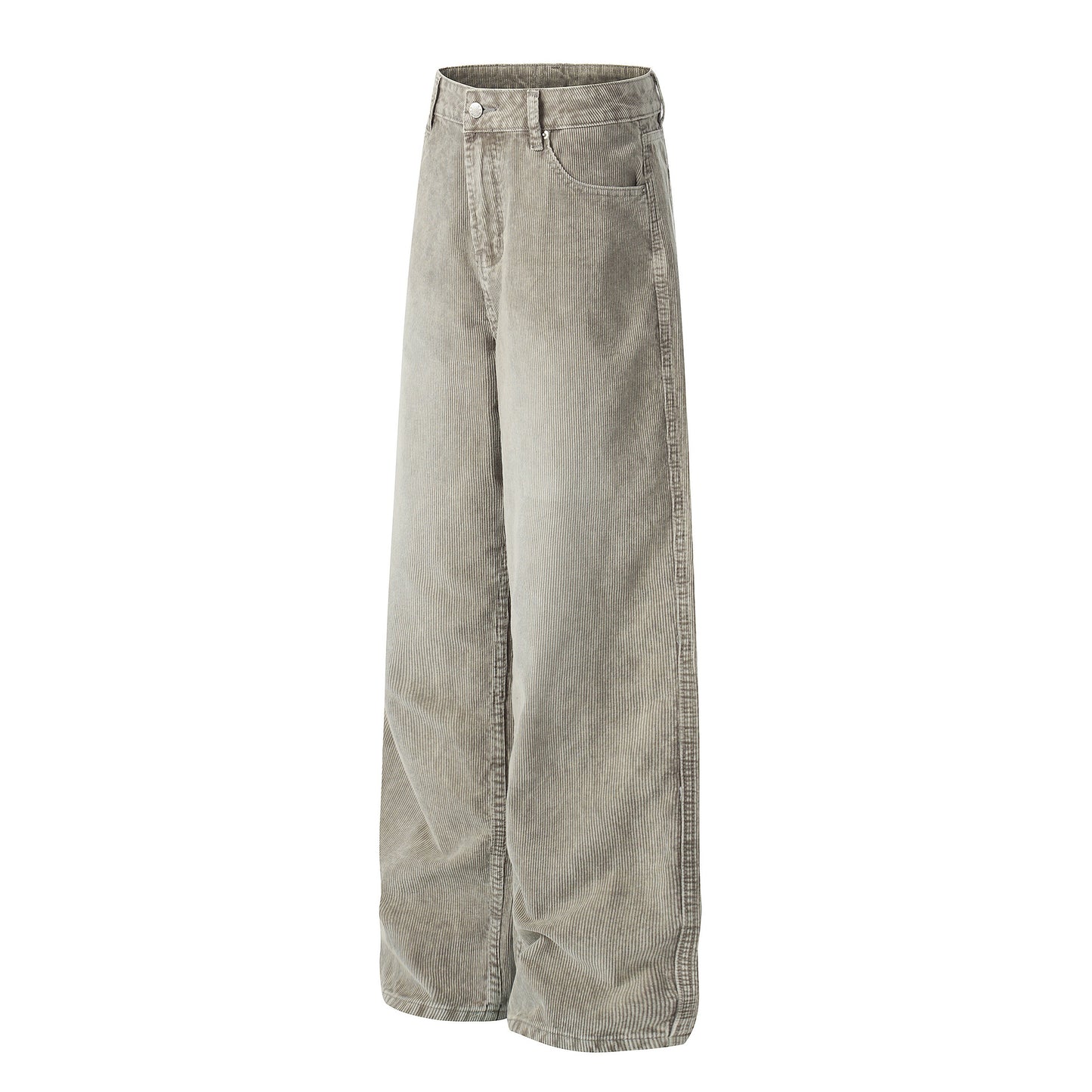 Washed Corduroy Straight Pants WN23064