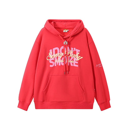 Letter Print Pullover Hoodie WN10112