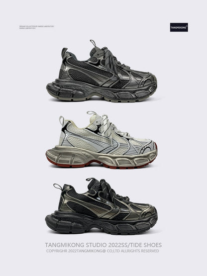 Mesh Thick Sole Sporty Sneakers WN21247