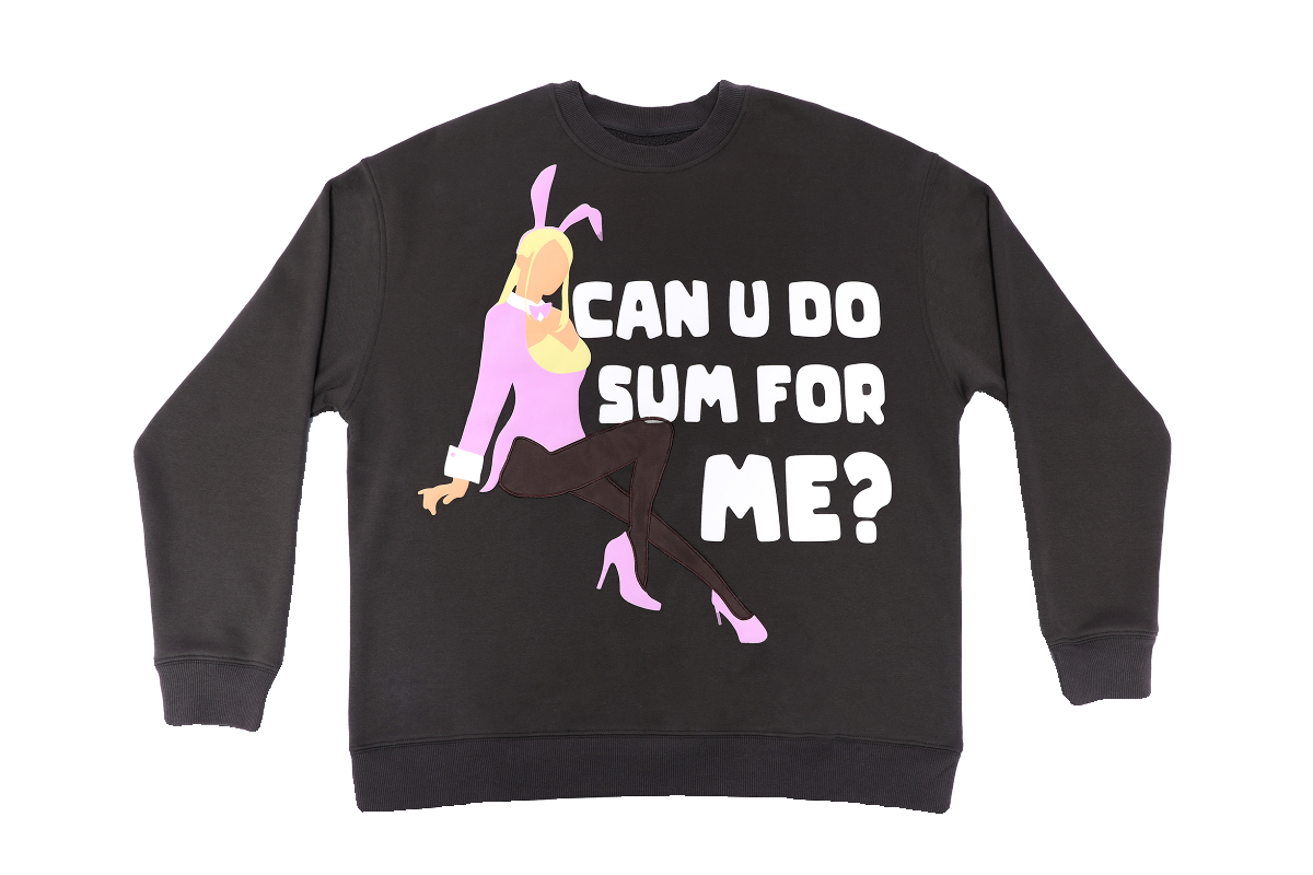 Graphic Print Heavyweight Sweatshirt WN20968