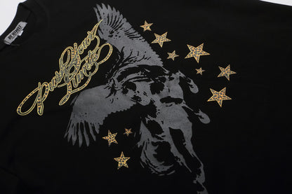 Wing Graphic Print Short Sleeve T-Shirt WN27977