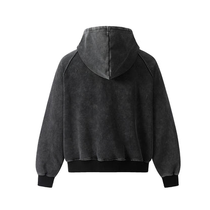 Heavyweight Washed Zipper Hoodie WN25707