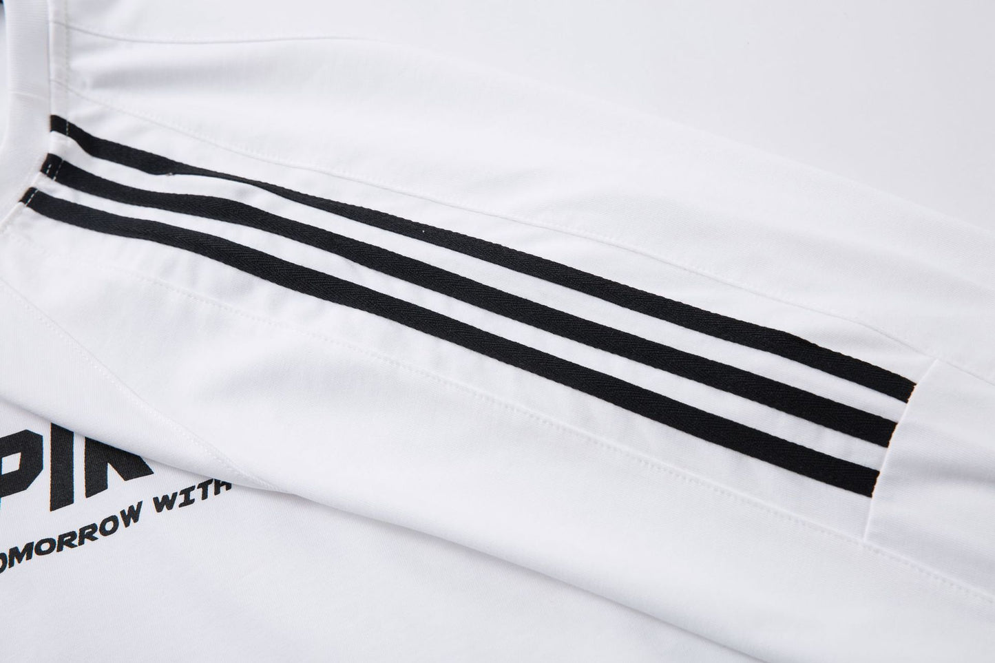 High-Neck Heavyweight Stripe Long Sleeve T-Shirt WN25629