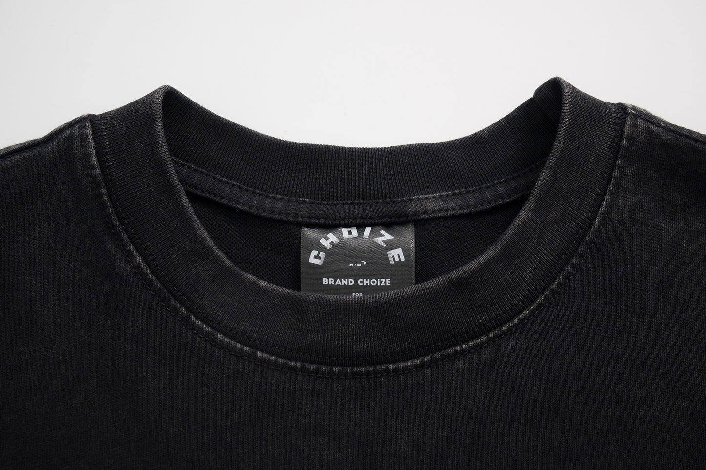 Washed Graphic Letter Print Short Sleeve T-Shirt WN25405