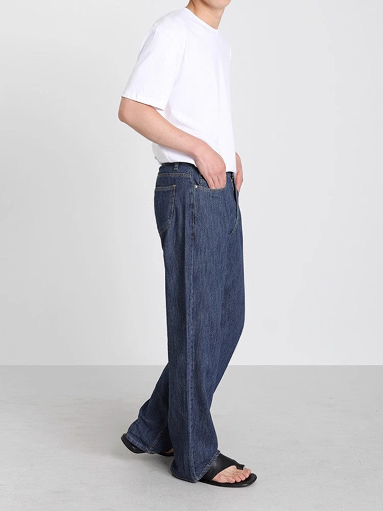 Straight Denim Jeans WN6722