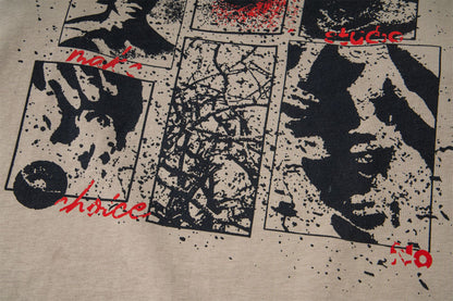 Fake Layered Camo Damage Print Long Sleeve T-Shirt WN25740