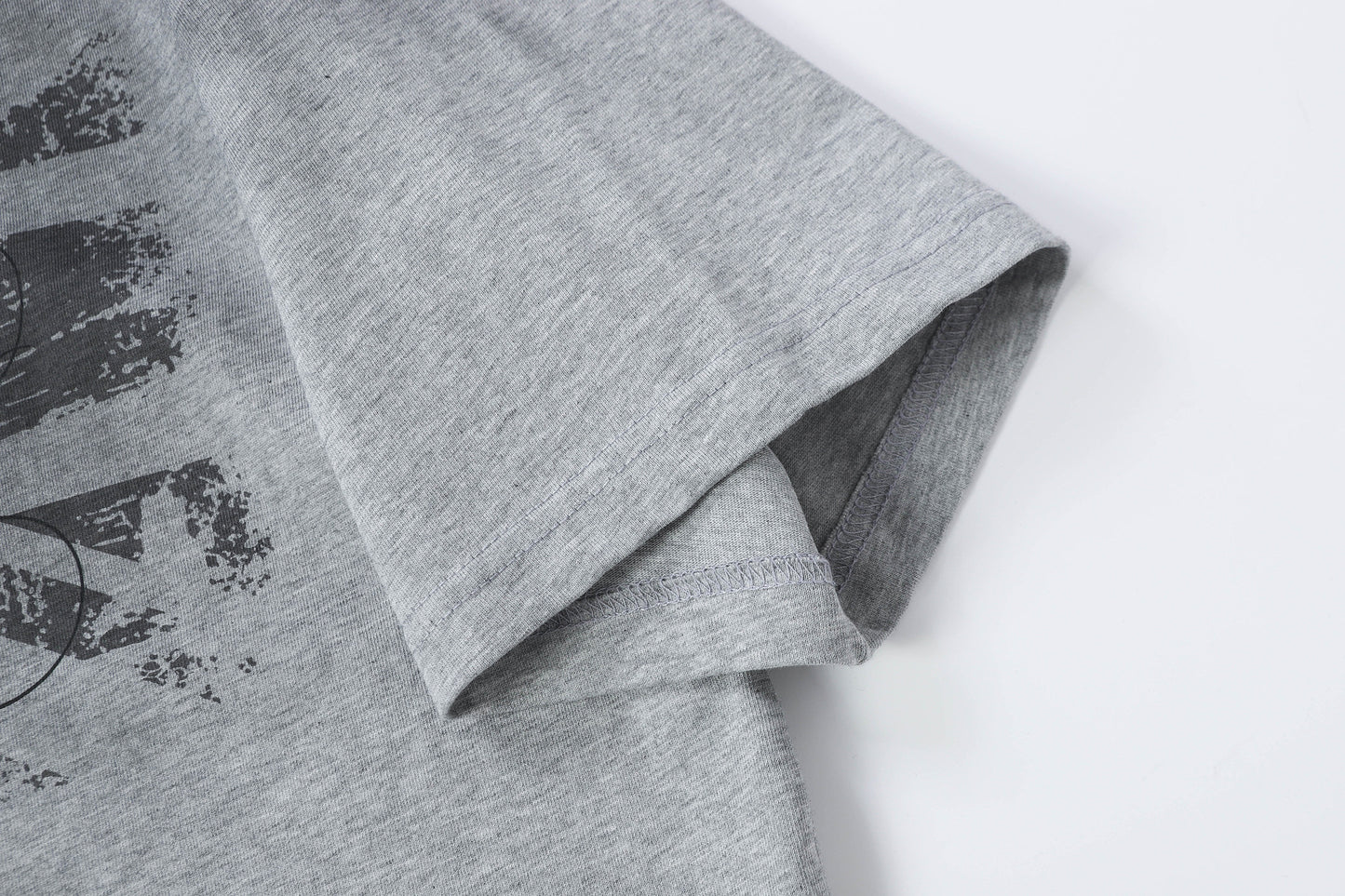Damage Letter Print Short Sleeve T-Shirt WN25417