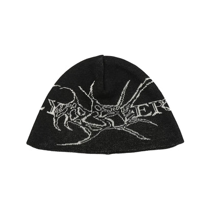 Skeleton Jacquard Knit Hat WN27456