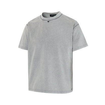 Washed Damage Short Sleeve T-Shirt WN25378
