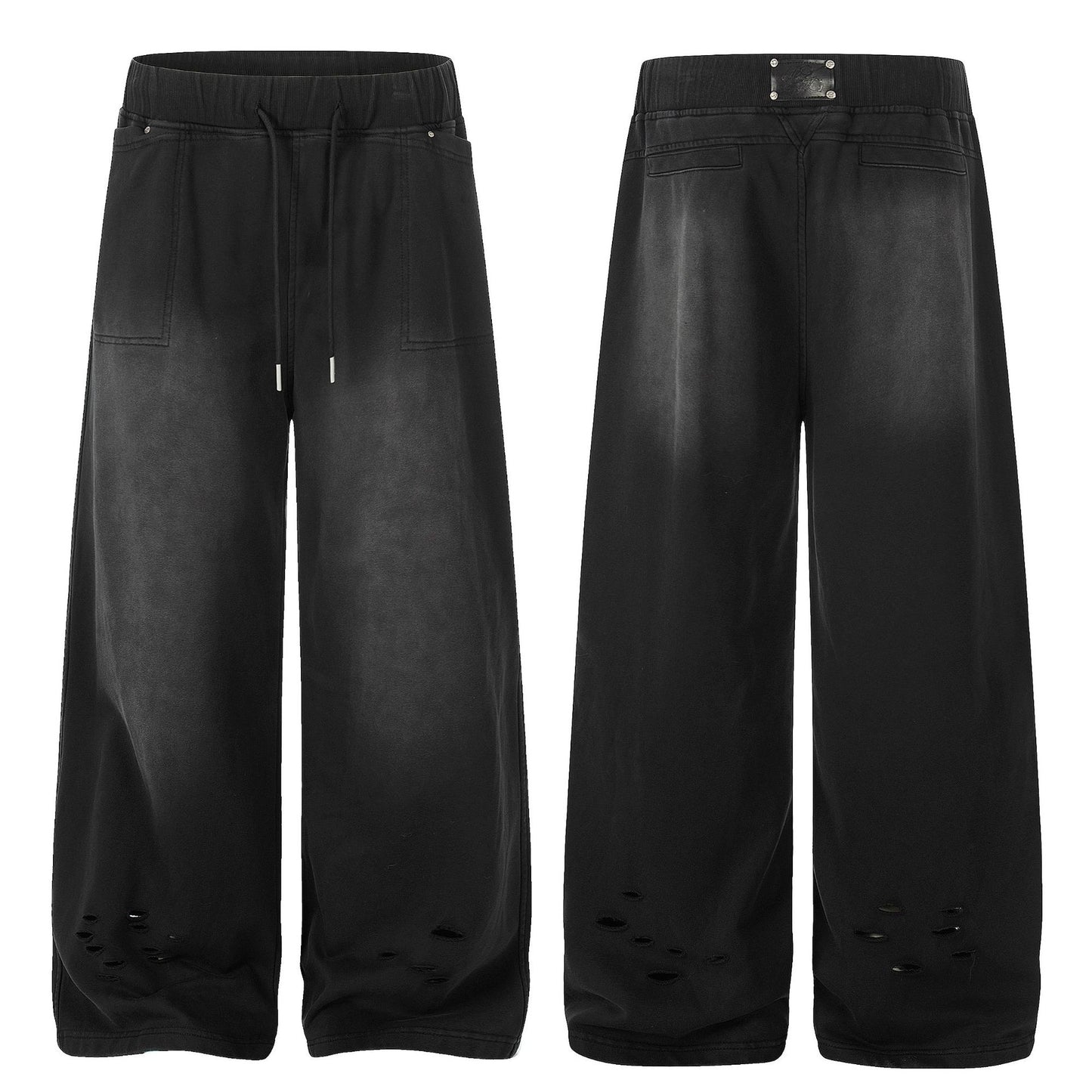 Deconstruction Washed Dirty Curved Sweatpants WN26134