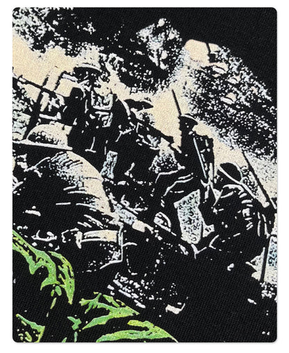 Fake Layered White Ink Digital Print Long Sleeve T-Shirt WN10003