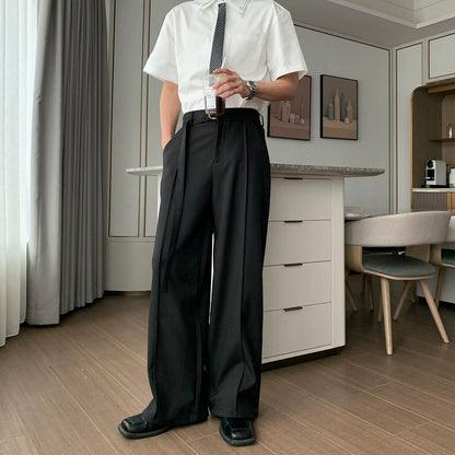 Wide Leg  Straight Trousers WN20457