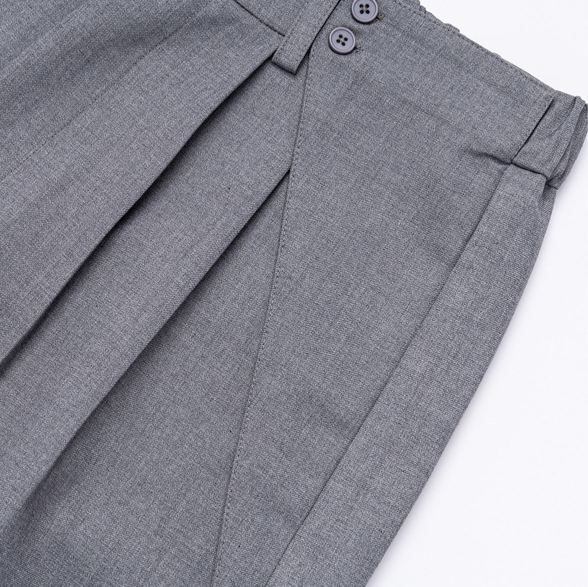 Pleats Wide Leg Half Pants WN25426