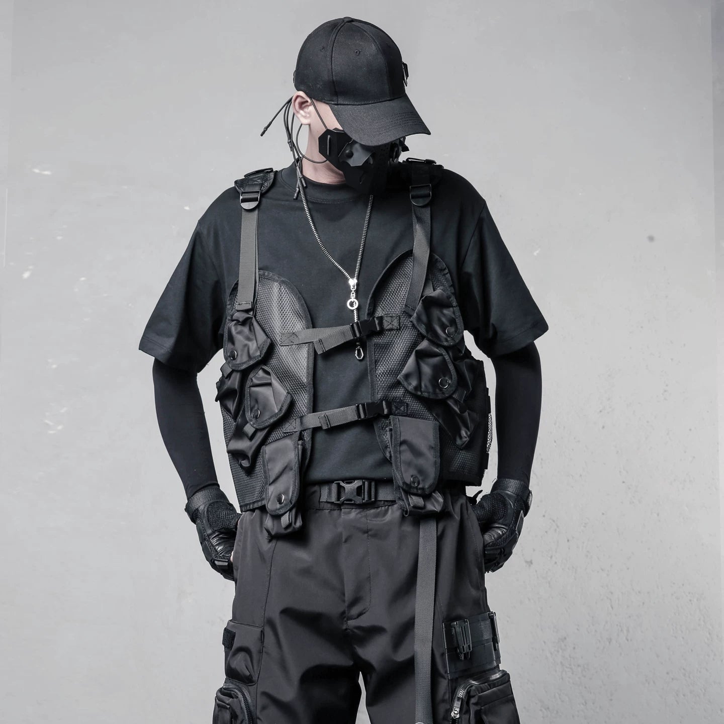Tactical Bullet Pocket Waterproof Sleeveless Vest WN22531