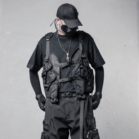 Tactical Bullet Pocket Waterproof Sleeveless Vest WN22531