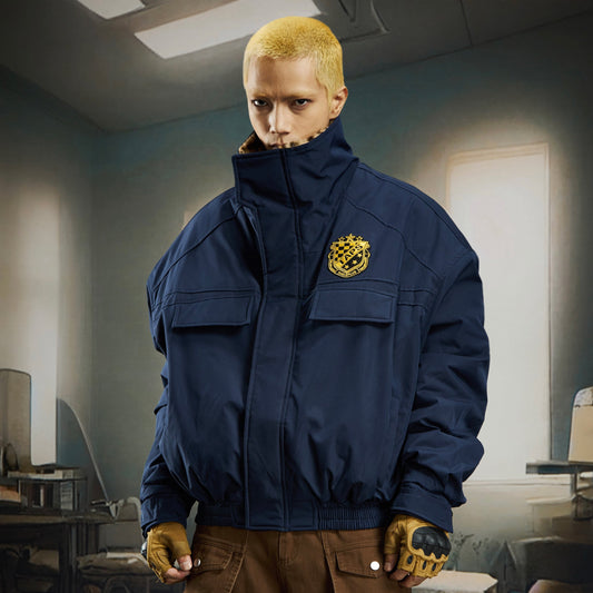 Leopard Print Oversize Short Puffer Jacket WN22775