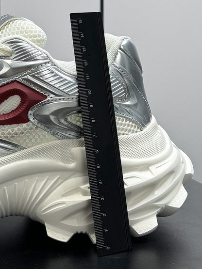 Mesh Panel Chunky Sole Sneakers WN24595